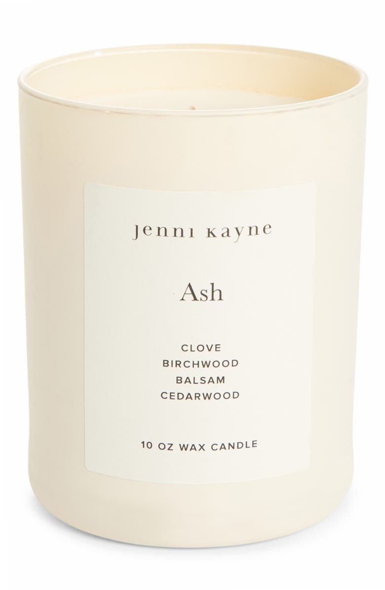 Jenni Kayne Ash Matte Glass Candle, Main, color, 