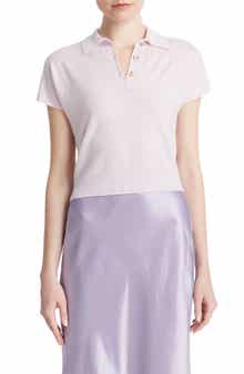 Vince Wool Blend Polo Sweater