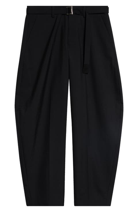 Barrel Leg Suiting Pants
