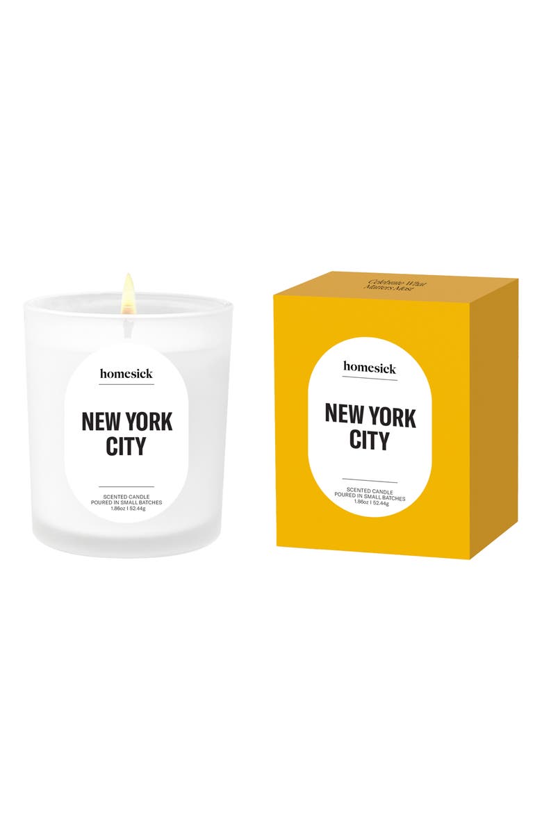 homesick New York City Mini Candle, Main, color,
