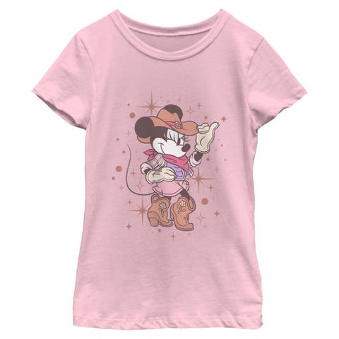 Girl's Minnie Mouse Cowgirl Sweeheart  Graphic T-Shirt