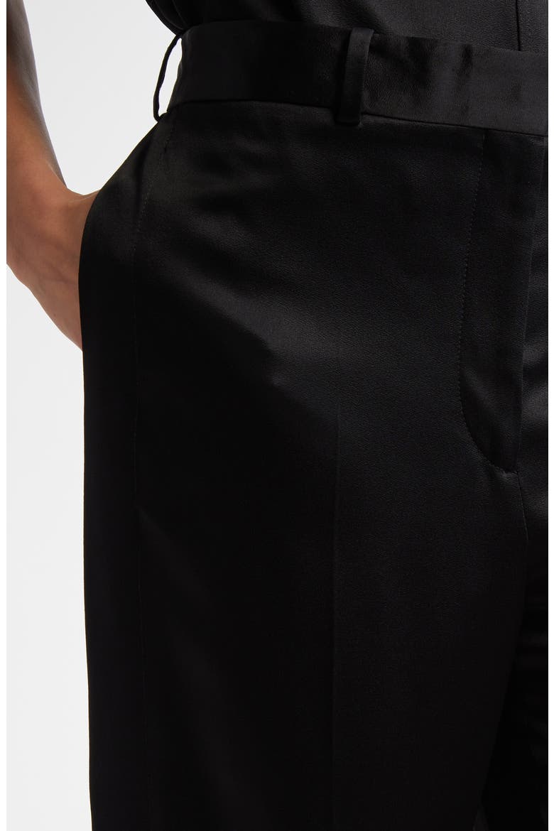 Slit Cuff Trousers, Alternate, color, BLACK