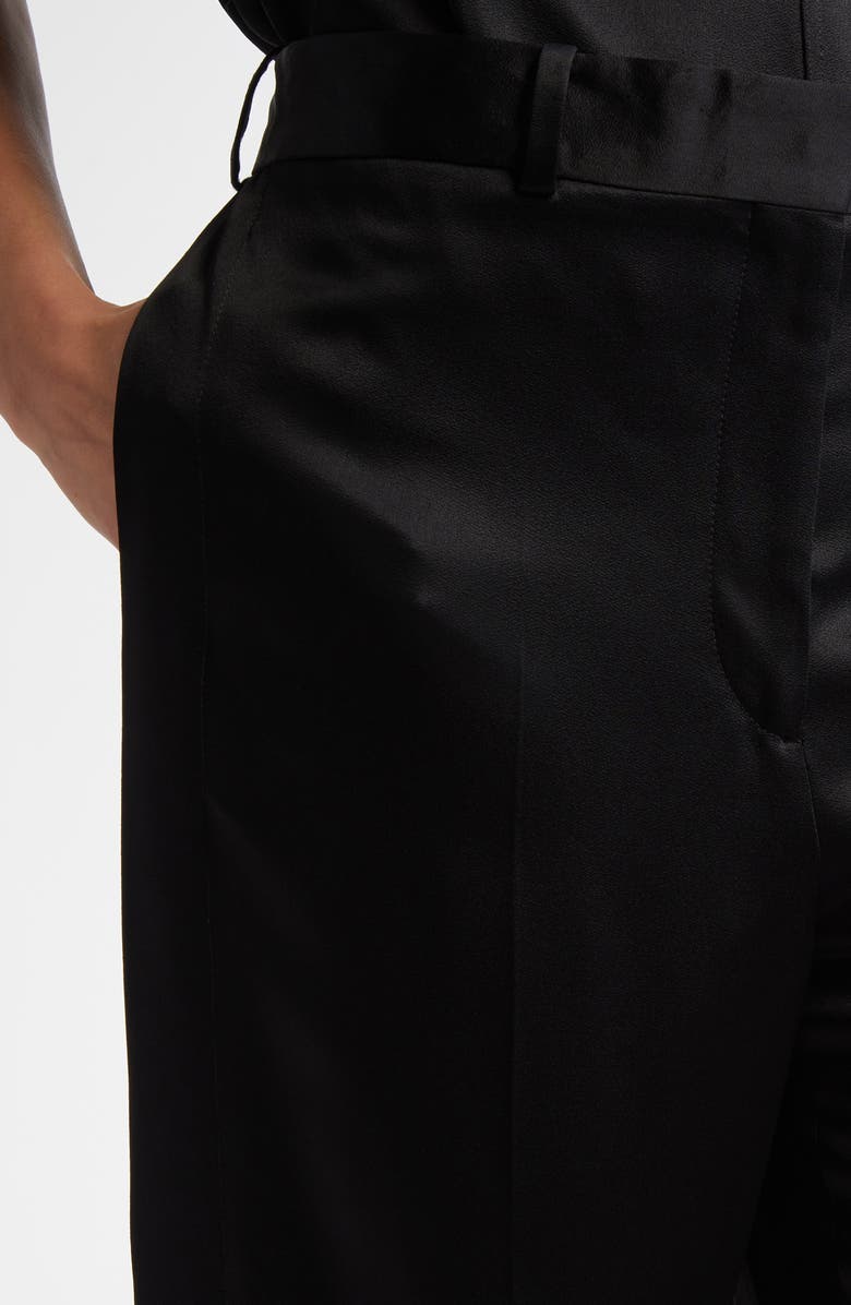 TOTEME Slit Cuff Trousers, Alternate, color, Black