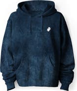 Dalix Ghost Embroidered Washed Hoodie