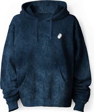 Dalix Ghost Embroidered Washed Hoodie