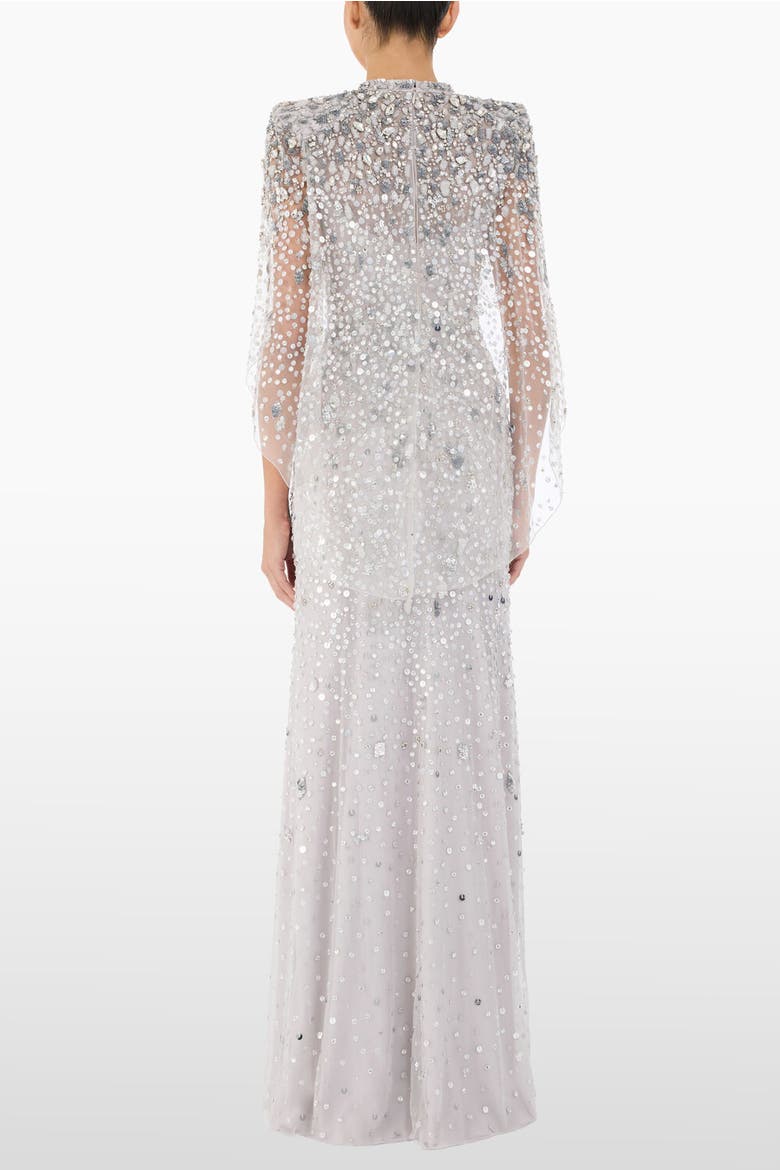 Gracie Embellished Dress, Alternate, color, Ammonite