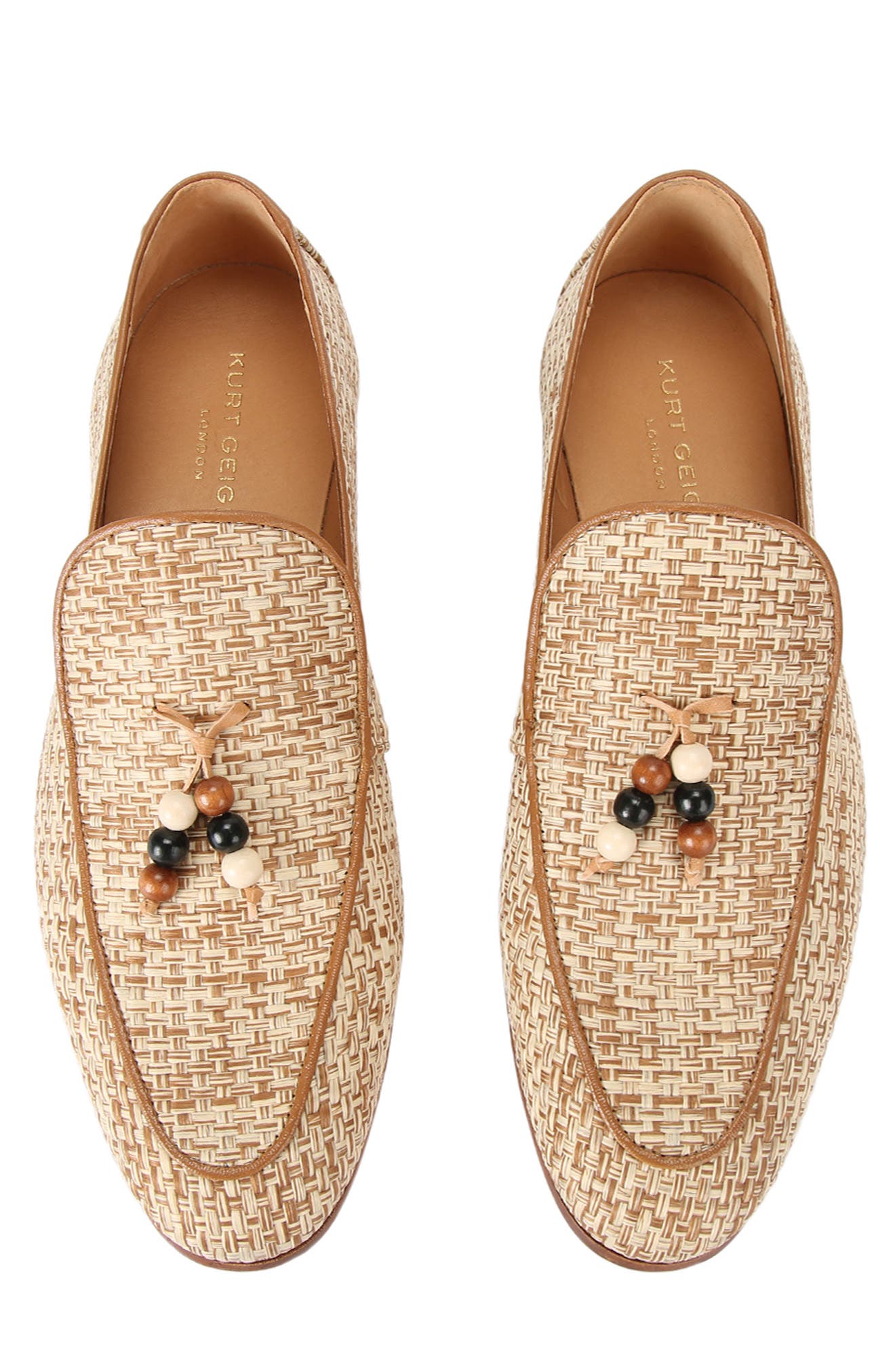 Kurt Geiger London Henri Woven Tassel Loafer, Alternate, color, 