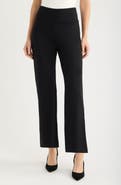 AK ANNE KLEIN High Waist Pull-On Wide Waistband Trousers