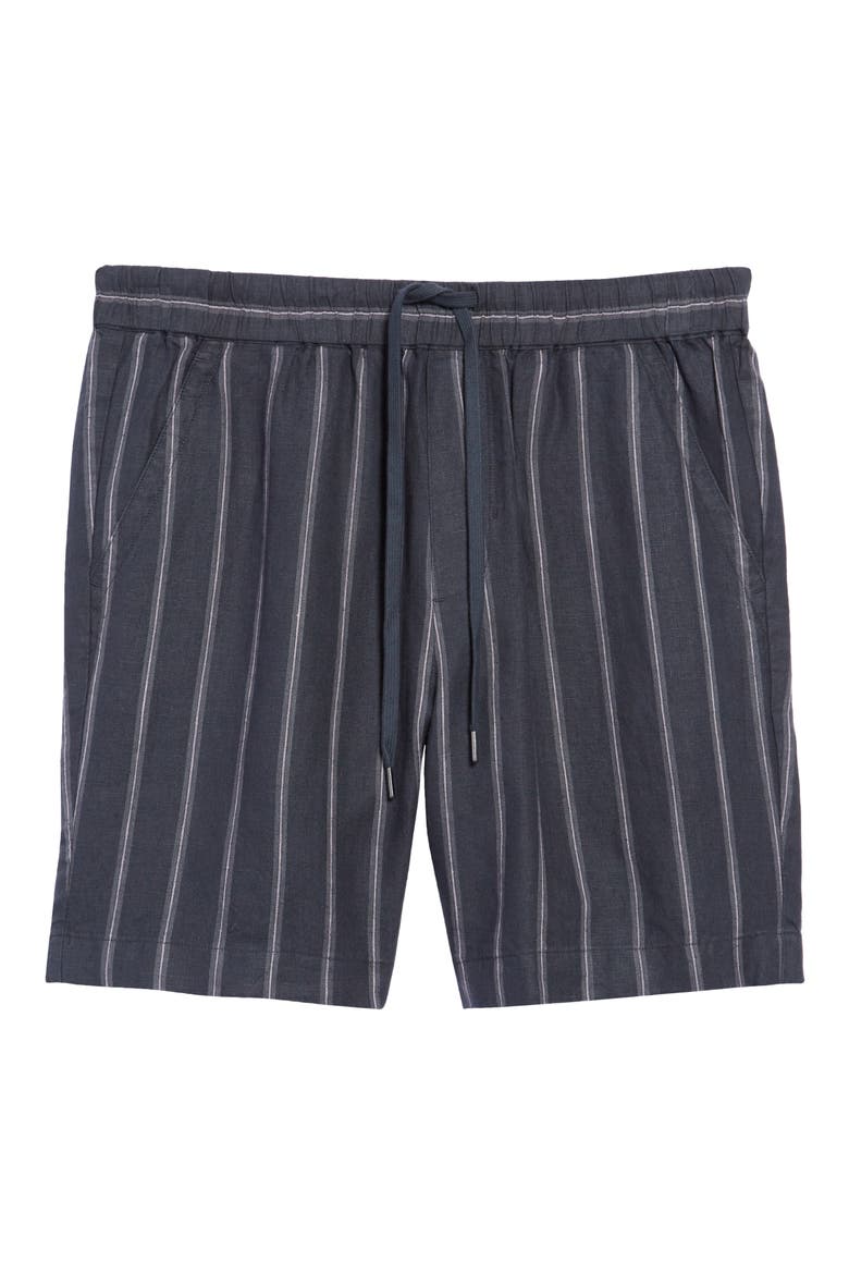Windsor Stripe Drawstring Shorts, Alternate, color, COASTAL BLUE