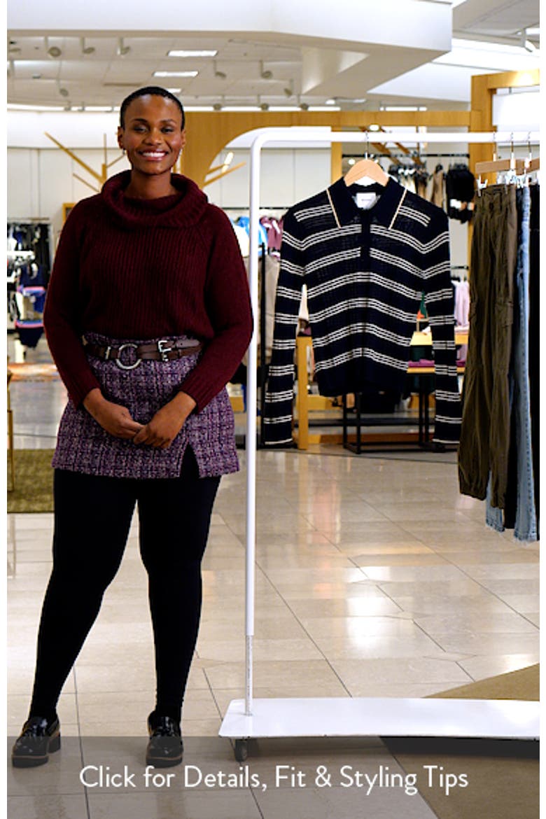 Hermia Stripe Merino Wool Polo Sweater video