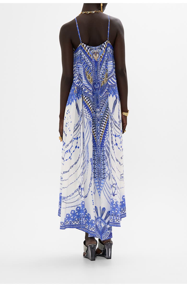 Camilla GATHER NECK HARDWARE MAXI DRESS DANCING WITH DAYLIGHT, Alternate, color, 