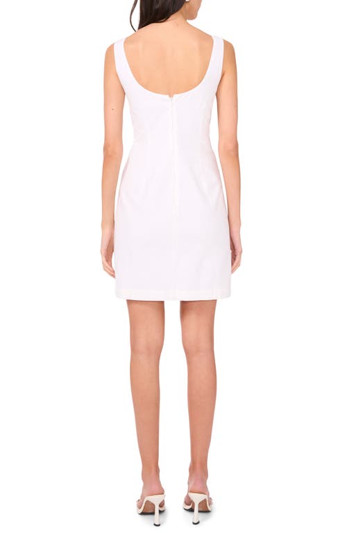 1.state Crystal Detail Minidress In Ultra White