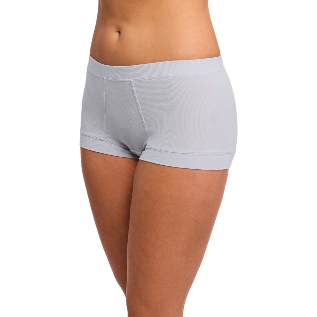Fleur't Boxer Shorts In Silver Lake Rib