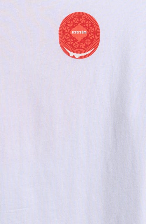 Icecream Kids' Crunch Cotton Graphic T-shirt In White