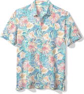 Tommy Bahama Costa Wave Positana Palms Short Sleeve Button-Up Shirt