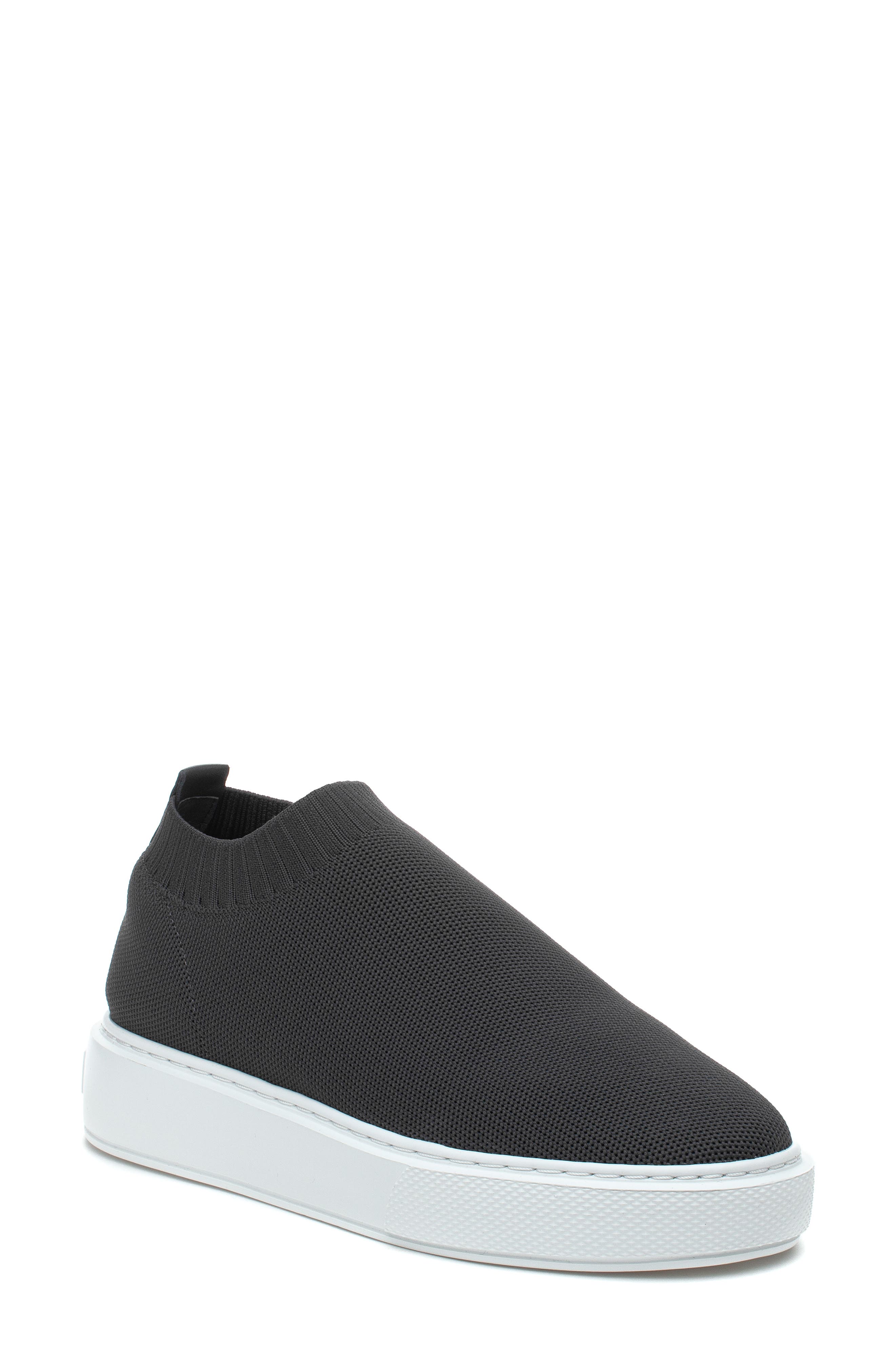 Daphnie Knit Slip-On Sneaker, Main, color, GREY FABRIC