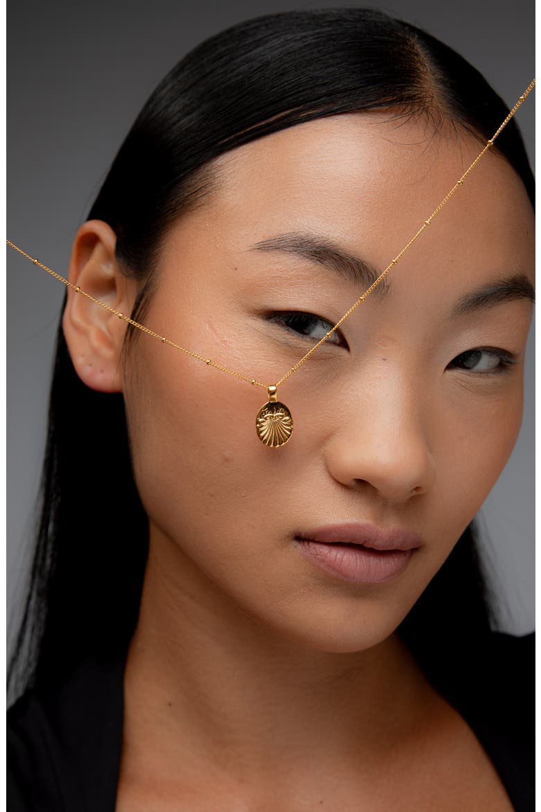 Tebica Necklace In Gold, Alternate, color, Gold