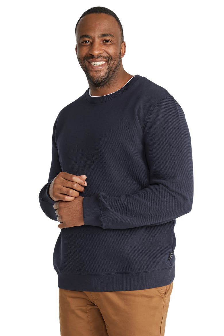 Elliot Jacquard Sweater, Alternate, color, NAVY