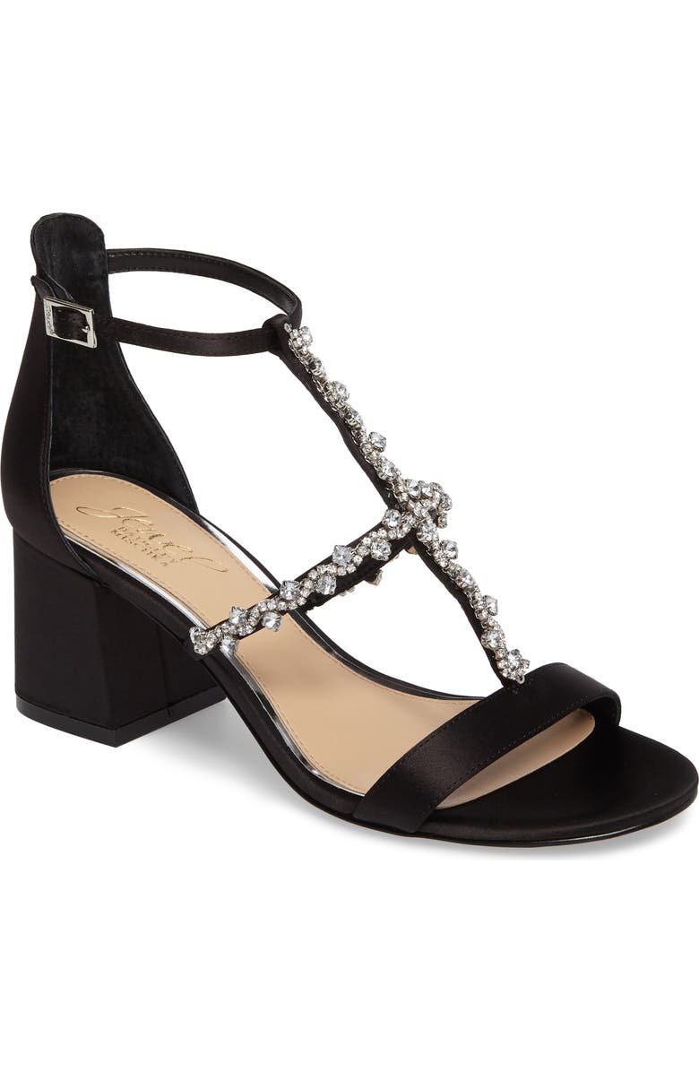 Jewel Badgley Mischka Alamea Block Heel Sandal, Main, color,