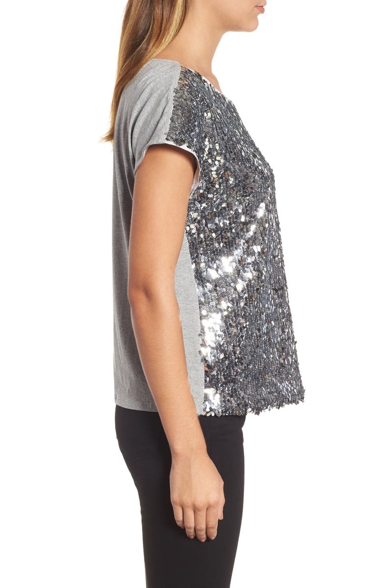 Vince Camuto Sequin Front Top, Alternate, color, 