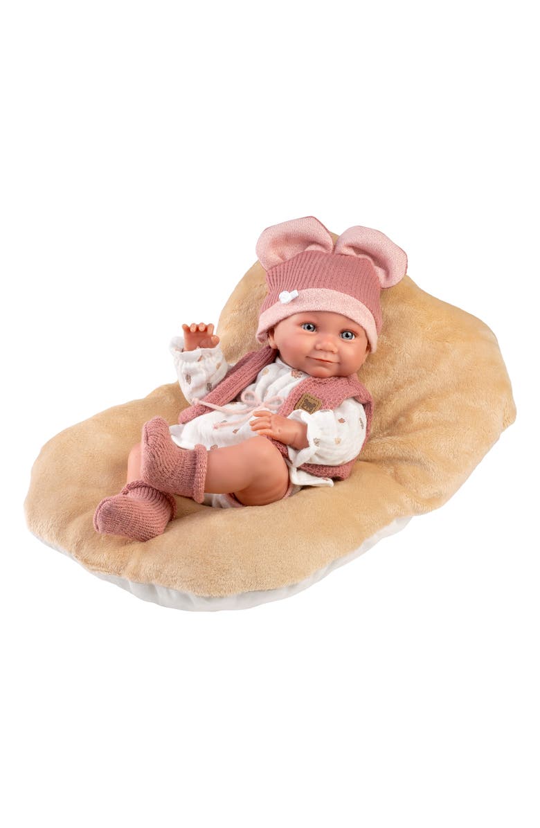 Llorens Carlota 15.7-Inch Anatomically Correct Newborn Doll, Main, color, 