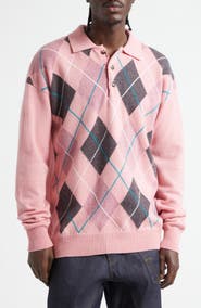 JW Anderson x Pringle of Scotland Argyle Wool Polo