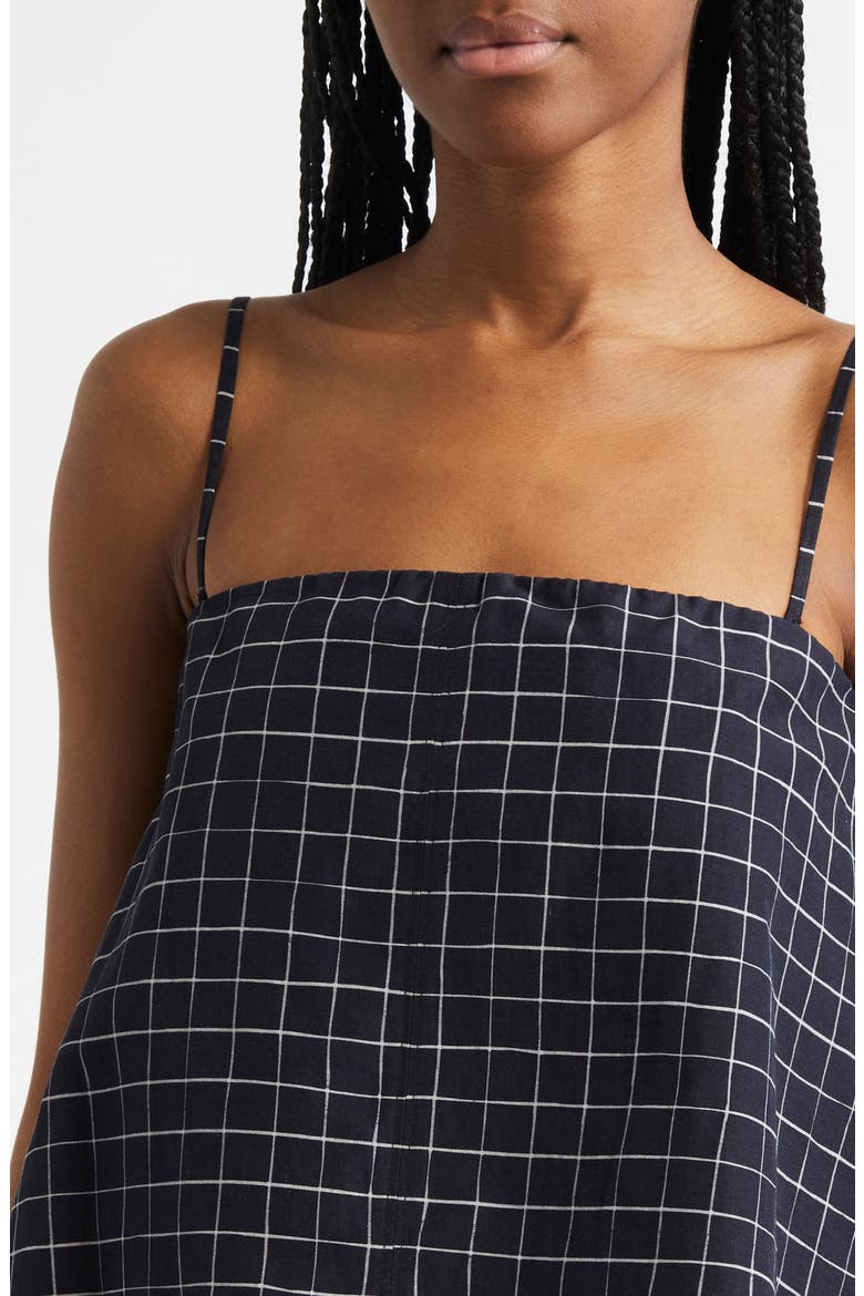 Windowpane Camisole, Alternate, color, BLACK/ CREAM