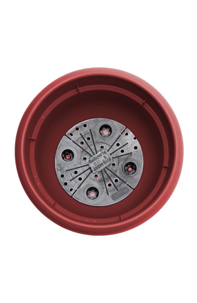 Bloem Ariana Pot Planter 12 Inch Burnt Red Resin Pot, Selfwatering, 3 Gallon, Alternate, color, Red