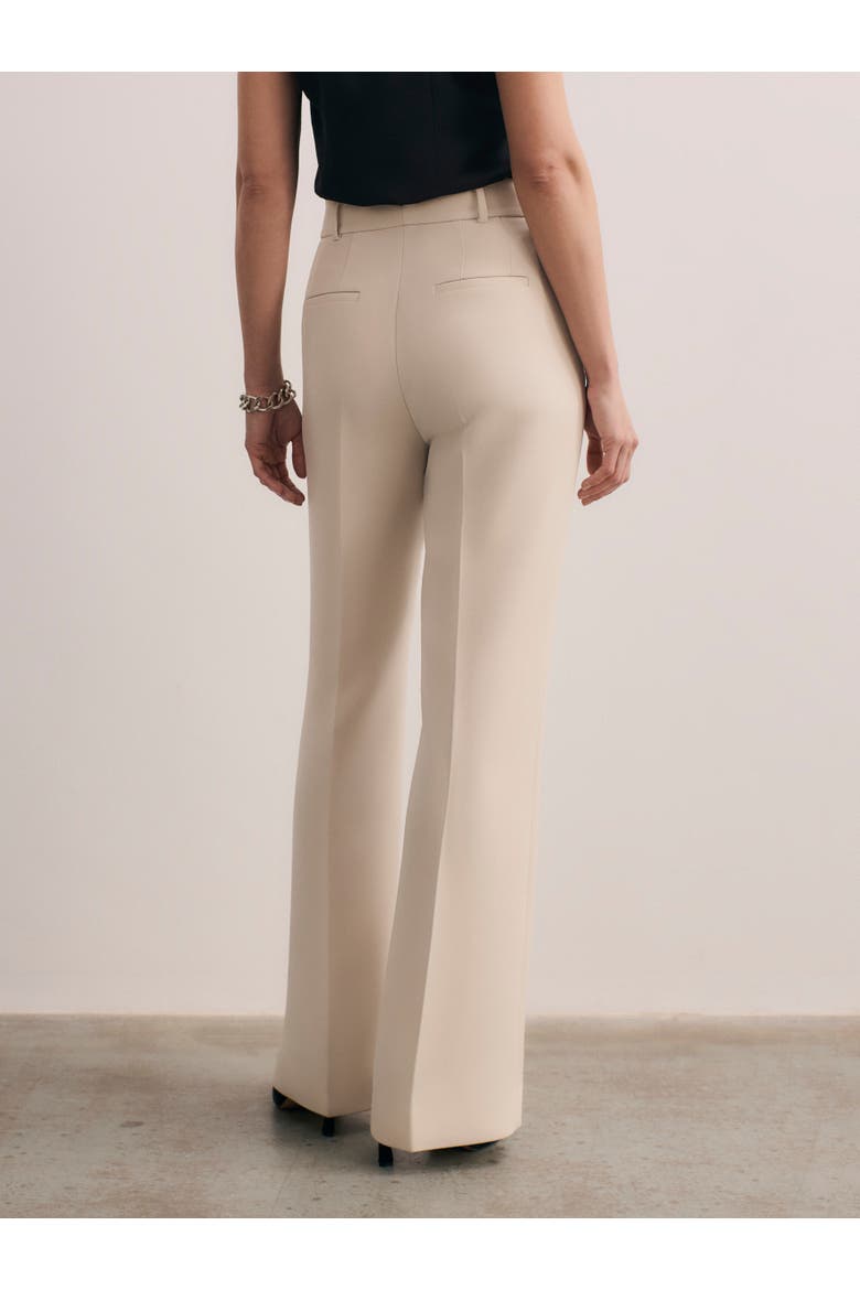 Alzira Doppio Crepe Pants, Alternate, color, Neutral