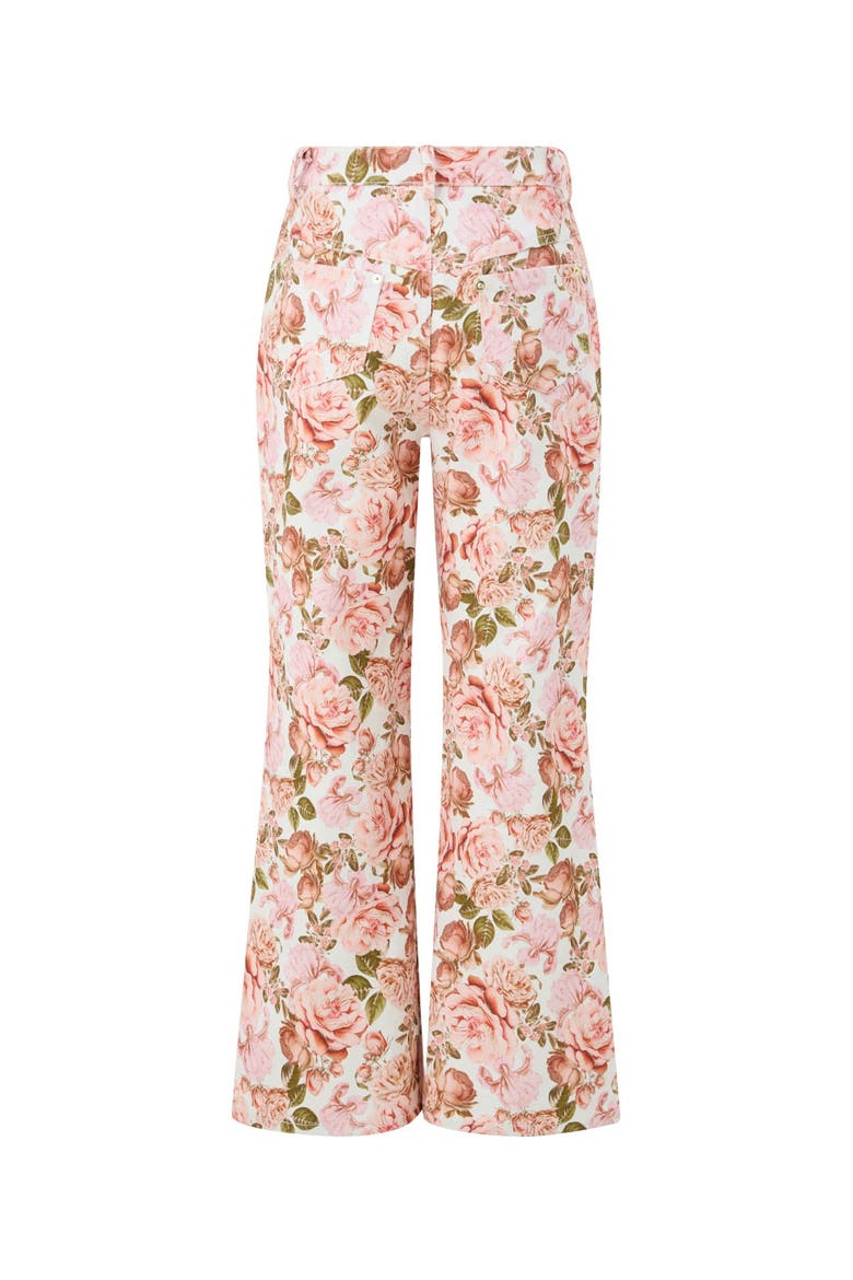 Camellia Denim Jeans, Alternate, color, Floral