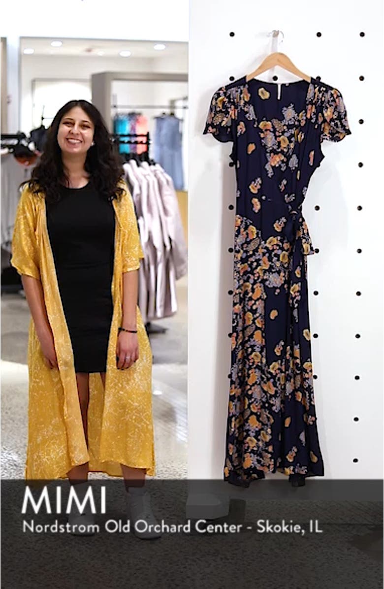 Gorgeous Jess Wrap Maxi Dress, sales video thumbnail