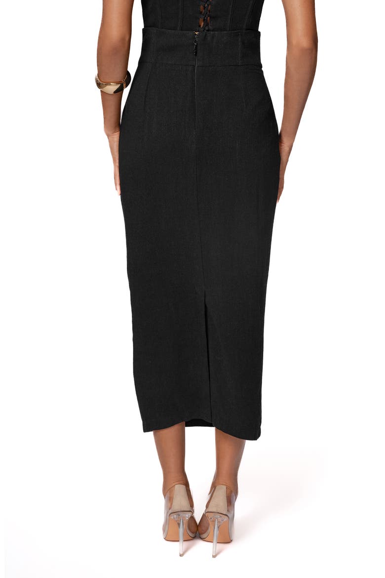 Coastland Pencil Skirt, Alternate, color, BLACK