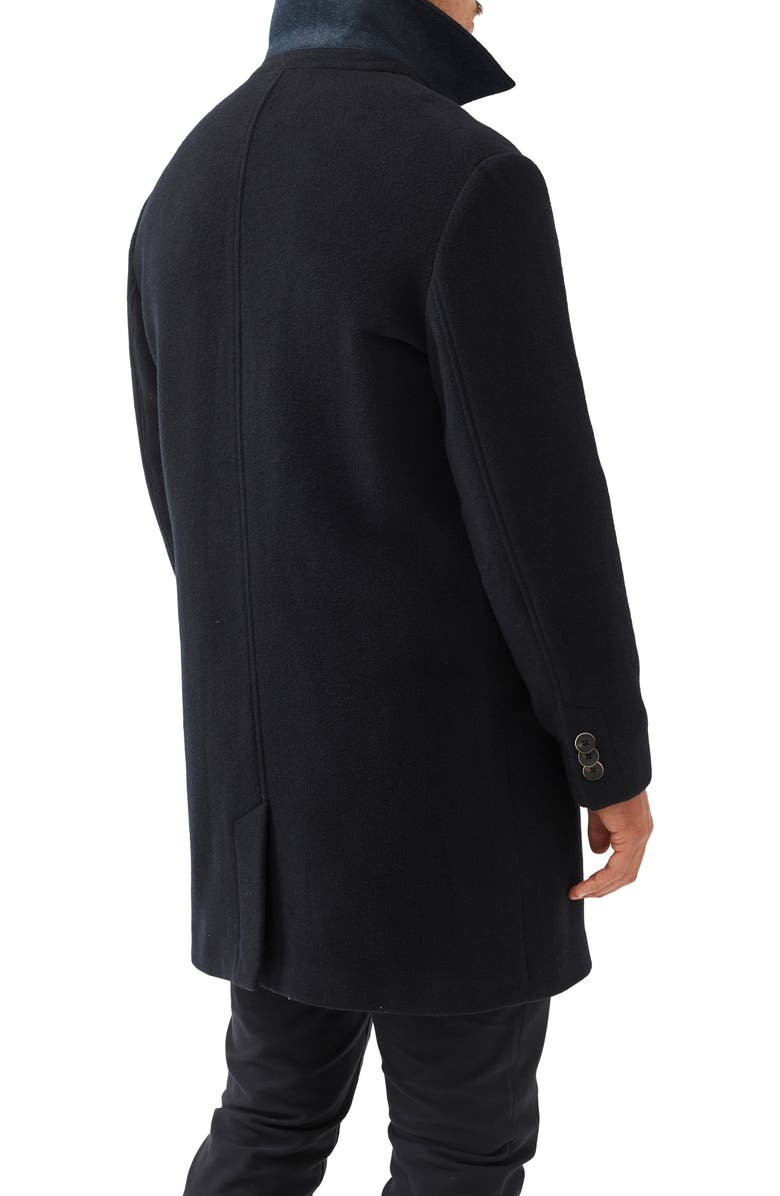 Rodd & Gunn Murchison Wool Blend Overcoat, Alternate, color, Midnight