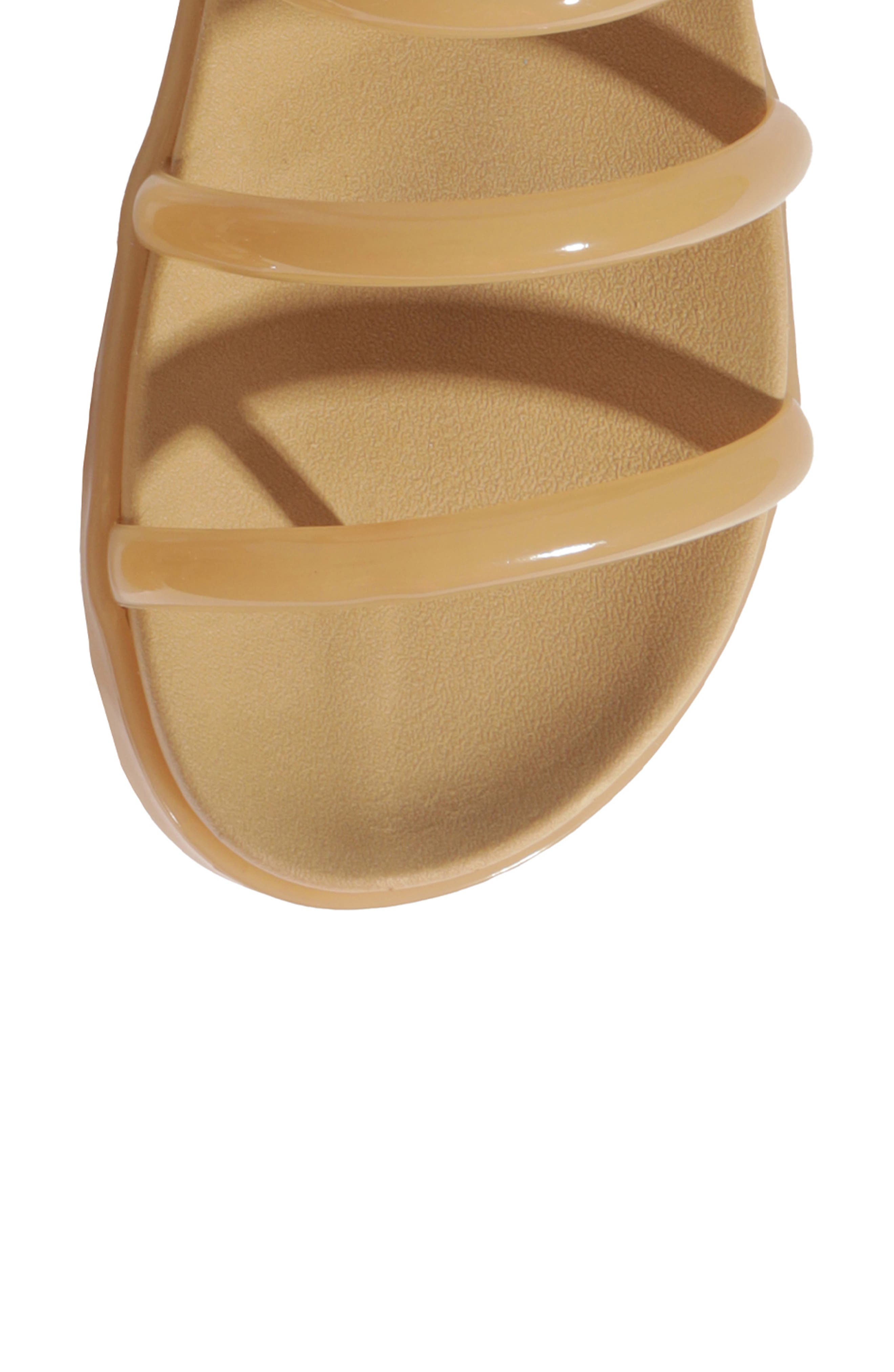 Schutz Polly Sporty Platform Sandal, Alternate, color, Bege Cuban Sand