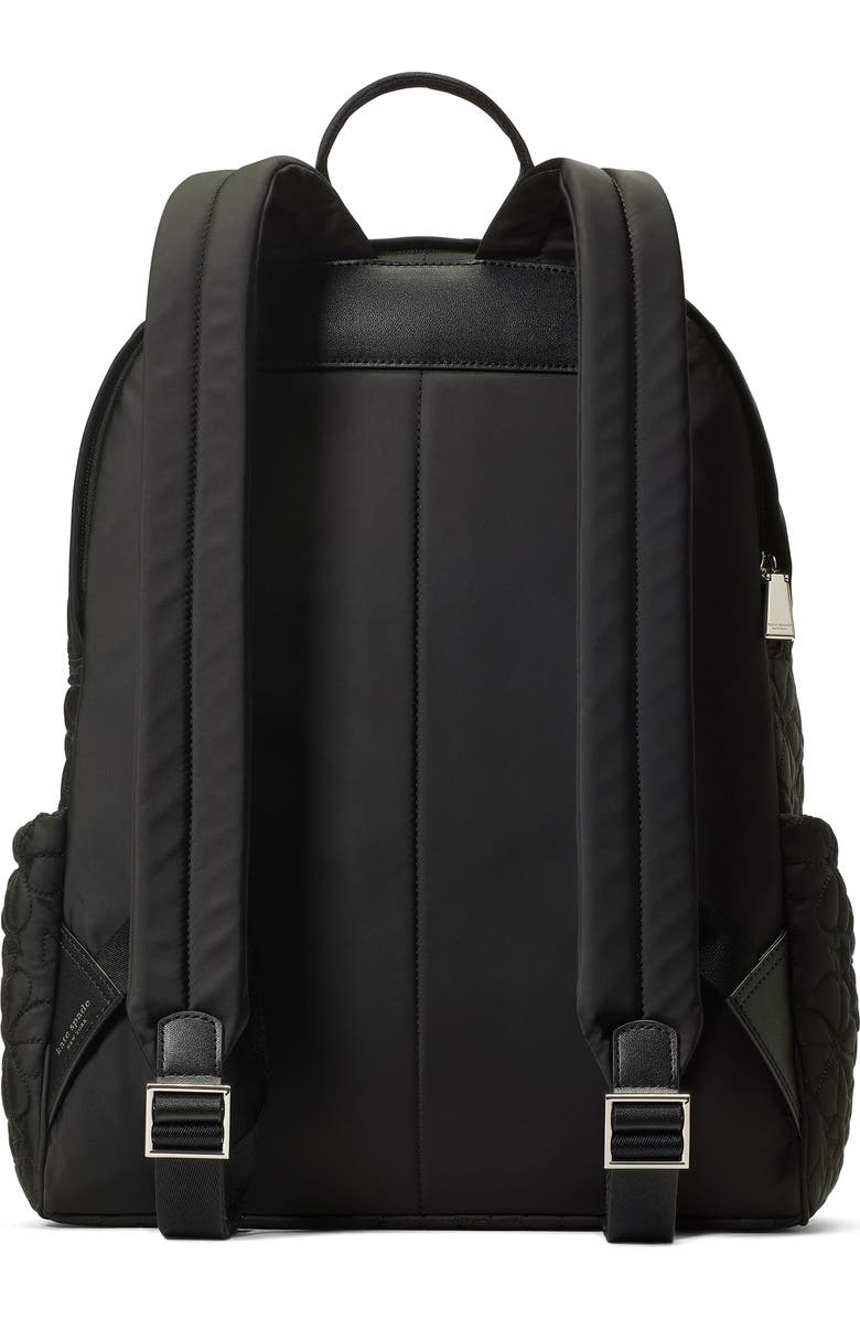 Kate Spade New York Large Tilly Quilted Backpack, Alternate, color, Black