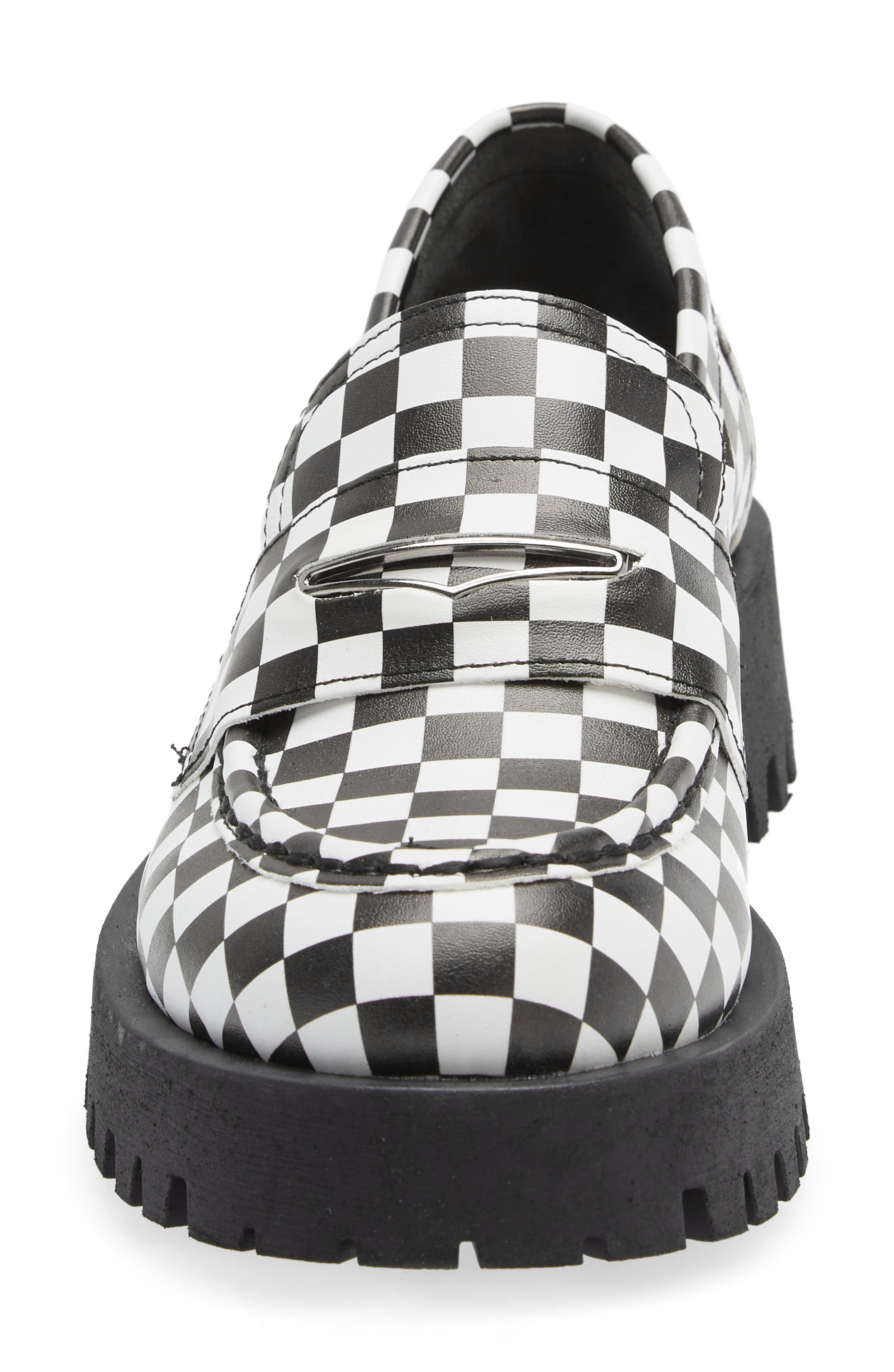 Lawrence Loafer, Alternate, color, BLACK/ WHTE LEATHER