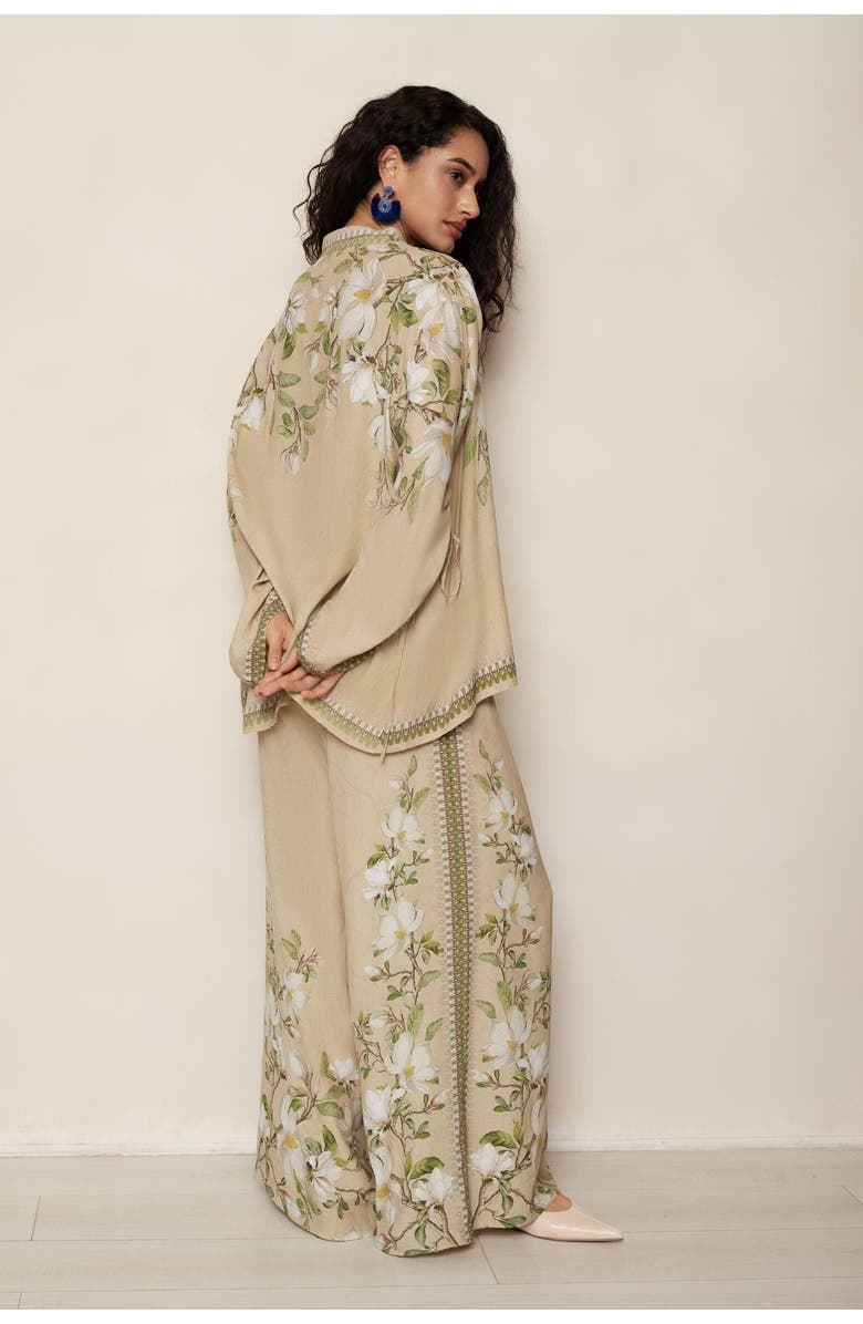 RAISHMA Hilda Biscuit Trousers, Alternate, color, Brown