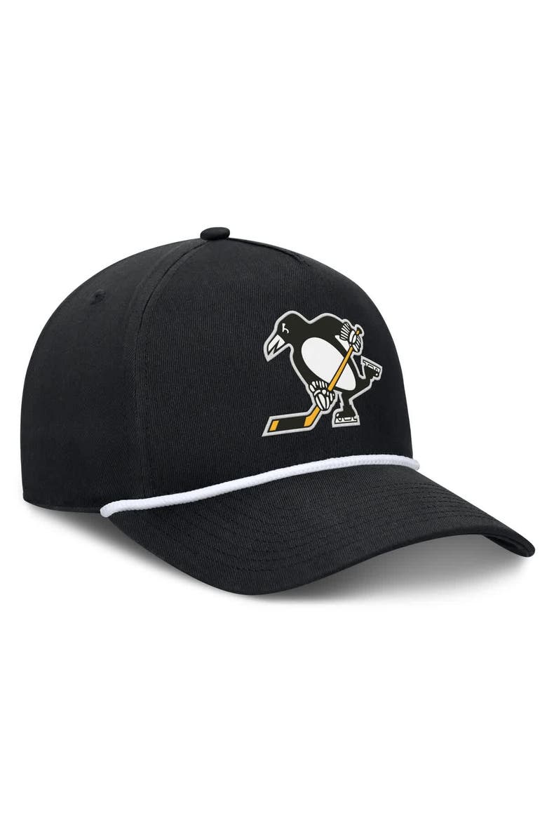 FANATICS Men's Fanatics Black Pittsburgh Penguins Authentic Pro Alt Jersey A-Frame Adjustable Hat, Alternate, color, Black