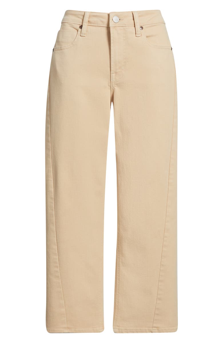 CITY BLUES Forward Seam Crop Wide Leg Jeans, Alternate, color, Ecru