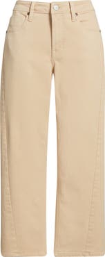 CITY BLUES Forward Seam Crop Wide Leg Jeans