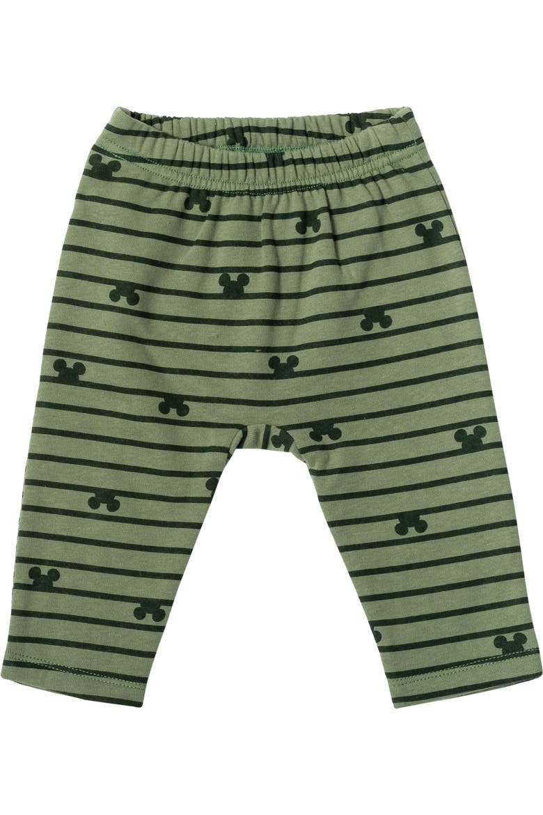 Mickey Mouse Fleece Hoodie and Pants Set, Alternate, color, Olive Oatmeal Mickey