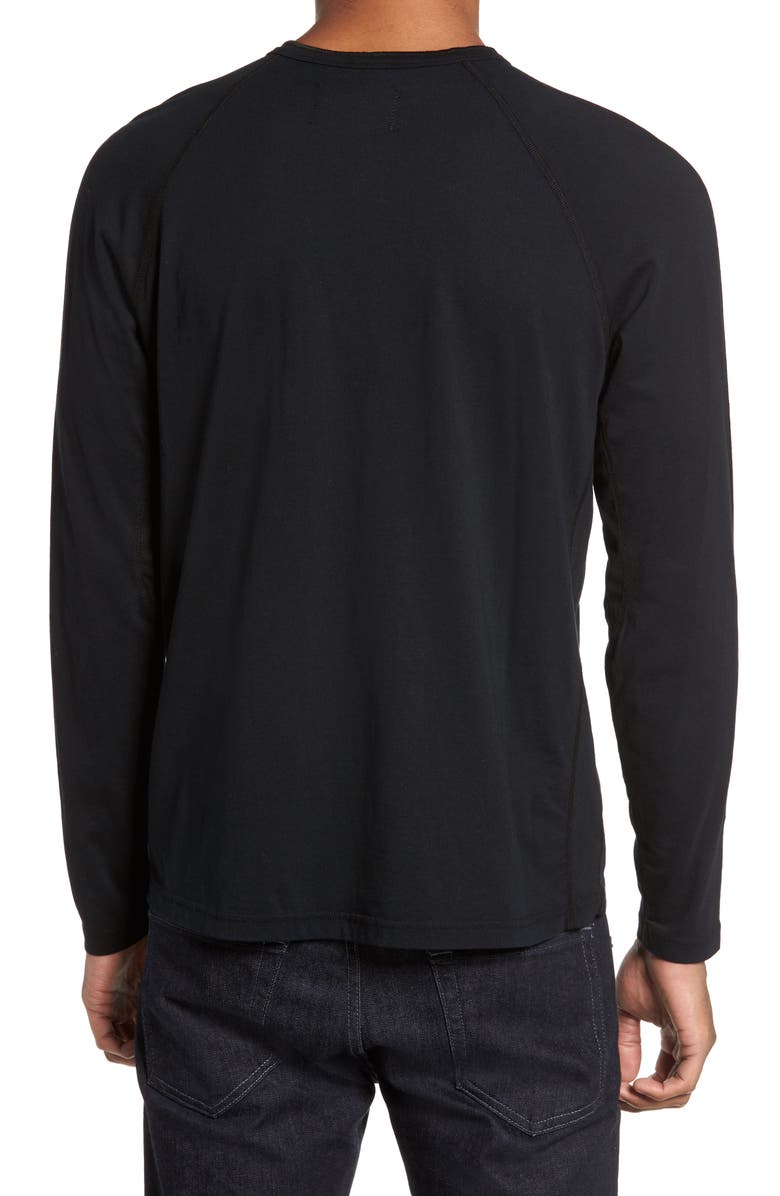 Reigning Champ Long Sleeve Henley T-Shirt, Alternate, color, 