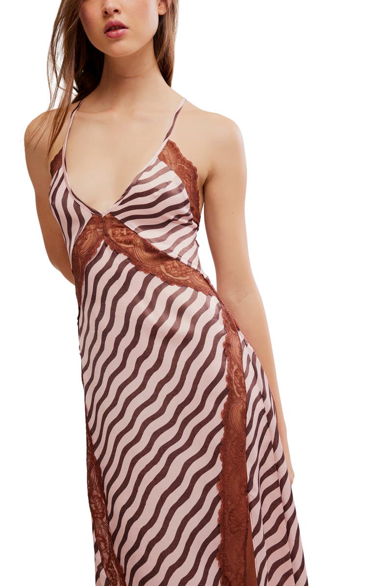 Free People Some Kind of Love Satin Nightgown, Alternate, color,
