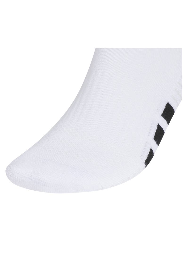 Cushioned 4.0 3-Pack Ankle Socks, Alternate, color, WHITE/ BLACK/ CLEAR GREY