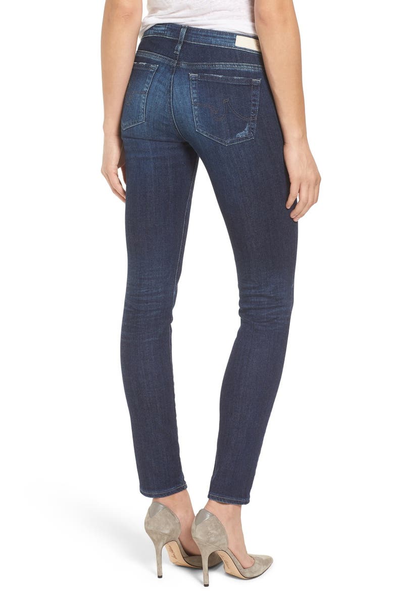'The Stilt' Cigarette Leg Jeans, Alternate, color, 7 YEAR RIPPED