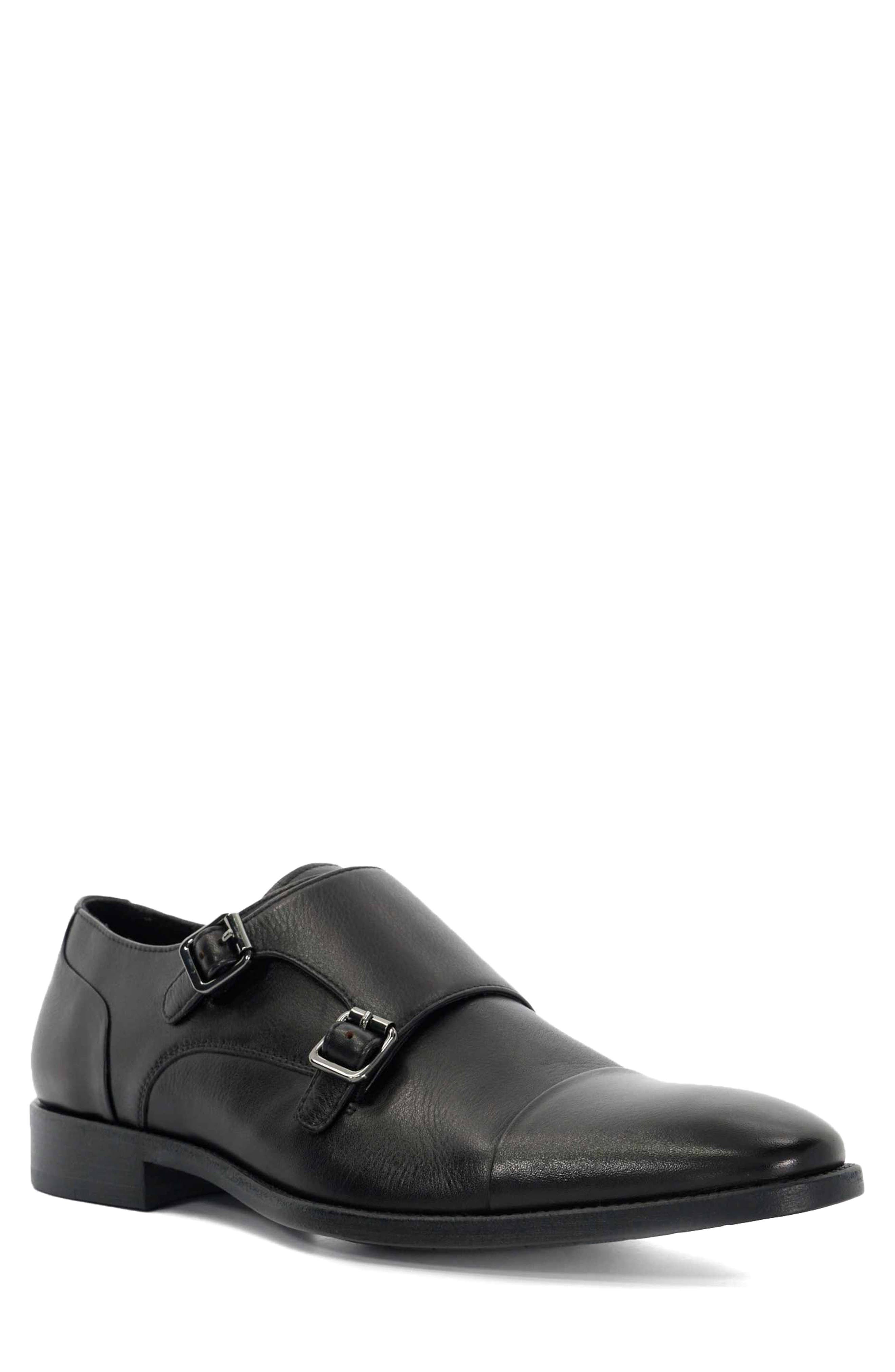 Dune London Satchin Double Monk Strap Shoe, Main, color, 