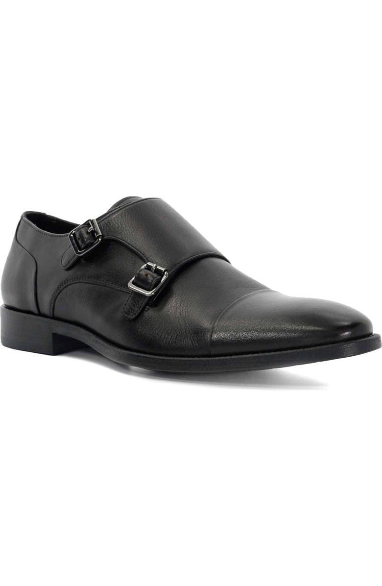 Dune London Satchin Double Monk Strap Shoe, Main, color,