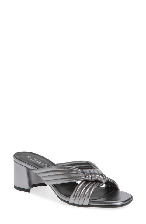 Imani Metallic Slide Sandal (Women)