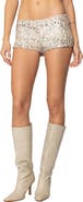EDIKTED Sequin Micro Shorts