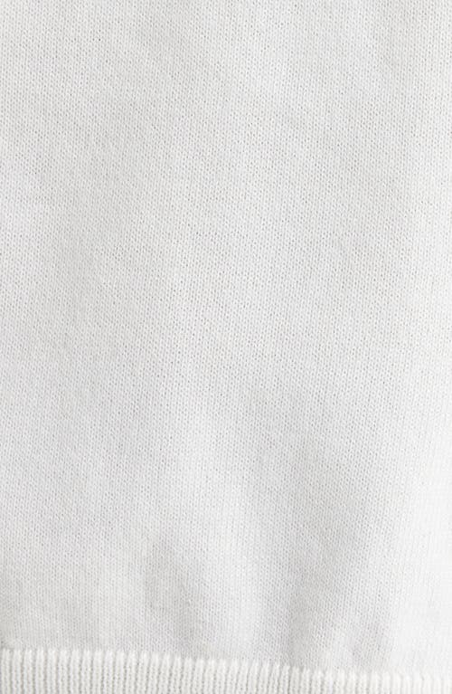 Vince Camuto Short Sleeve Hooded Sweater In White